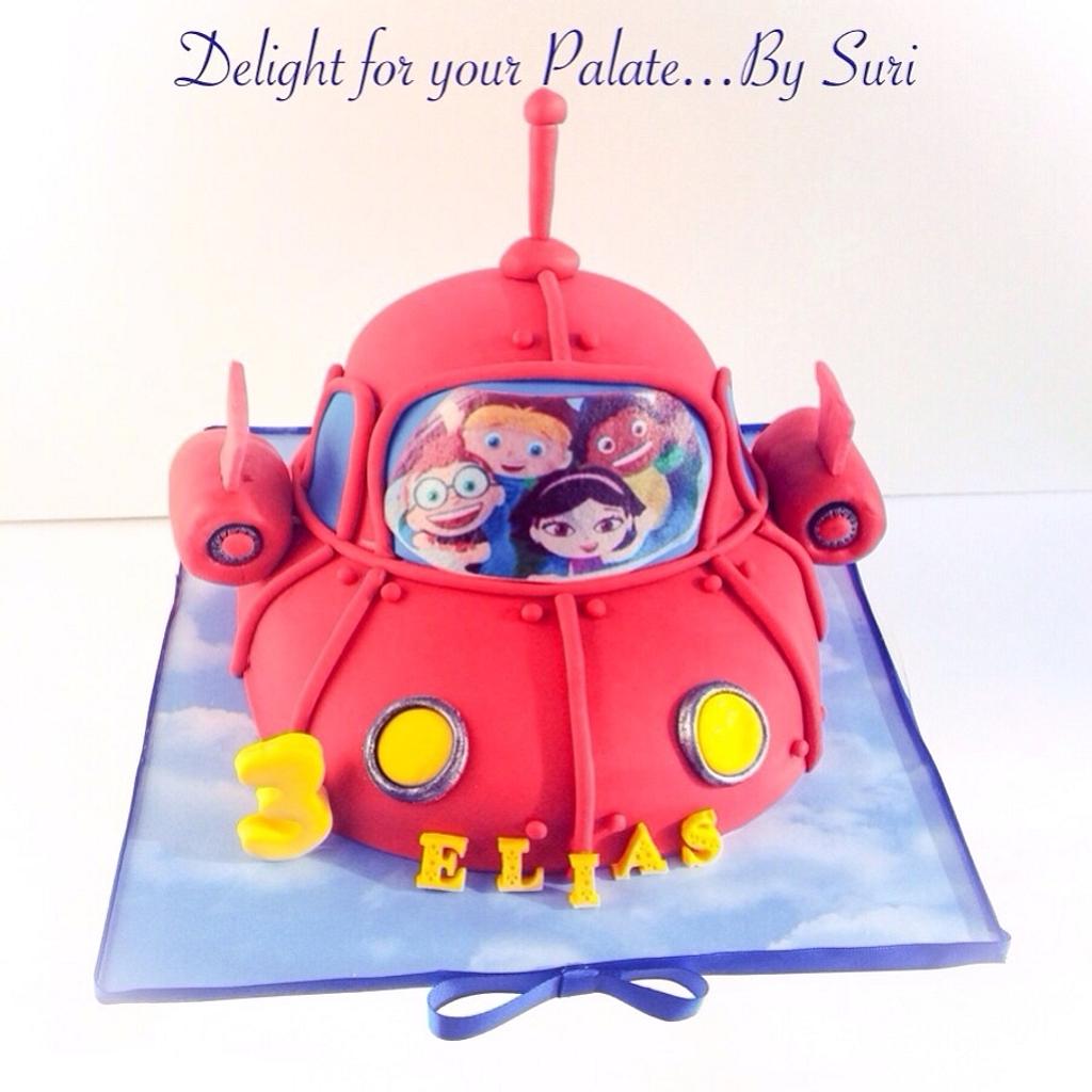 Little Einsteins Rocket Ship Cake - Cake by Delight for - CakesDecor