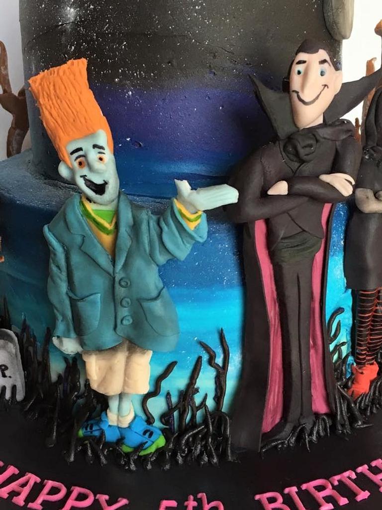 Hotel Transylvania Cake Cake by NicholesCustomCakes CakesDecor