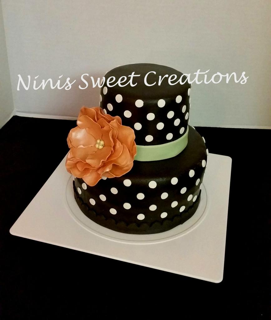 Polka Dot Inside-And-Out Birthday Cake | Handmade Charlotte