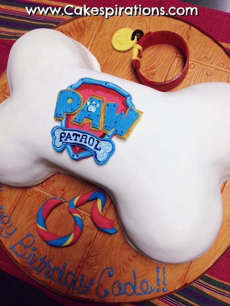 Paw patrol best sale cake bone