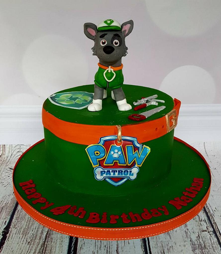 Nathan - Rocky Paw Patrol Birthday Cake - Cake by Niamh - CakesDecor