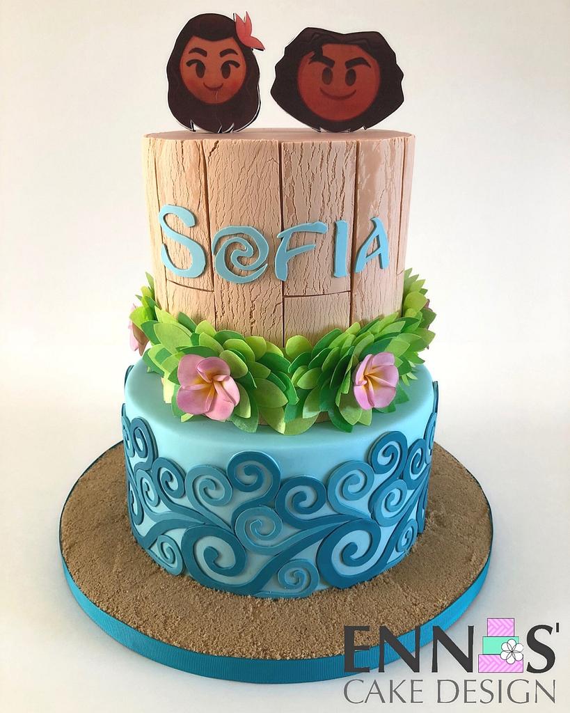 Moana Emoji Cake By Irina Ennas Cake Design Cakesdecor