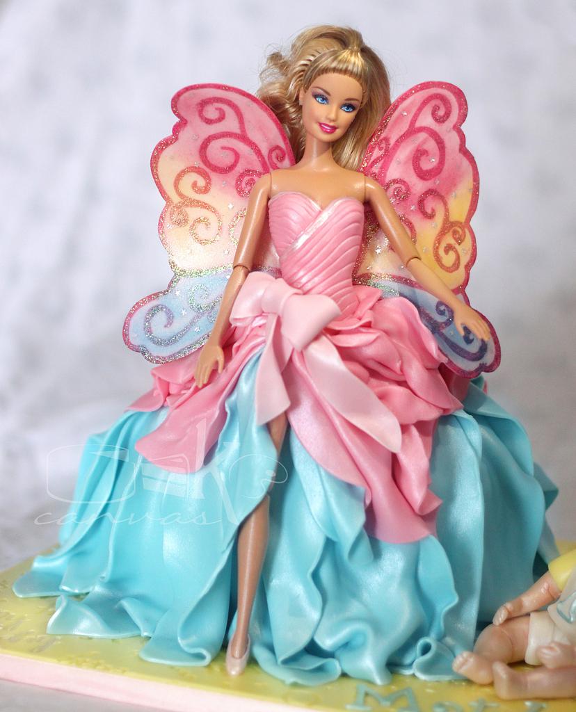 Barbie Fairy Cake - CakeCentral.com