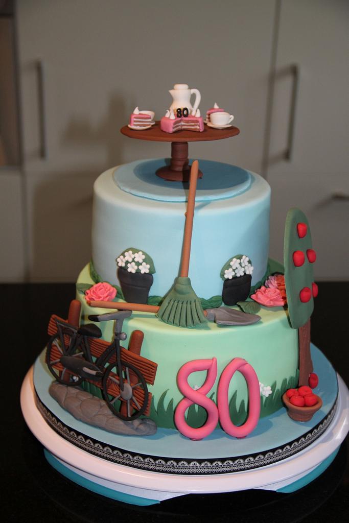 Funny 80th Birthday Cake