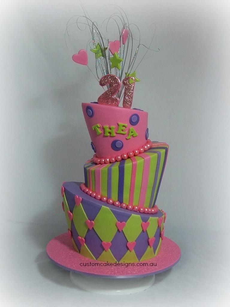 Topsy Turvy Birthday Wedding Anniversary Cake Tins -6