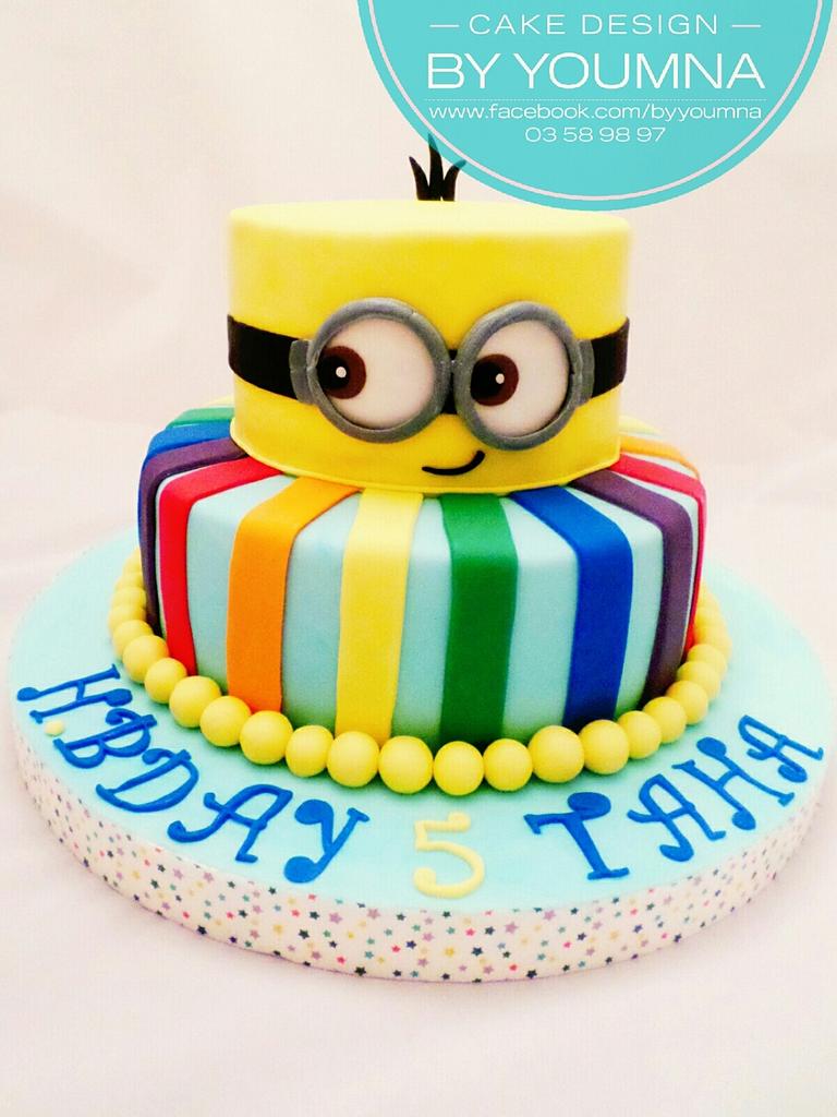 Minions Cake By Cake Design By Youmna Cakesdecor