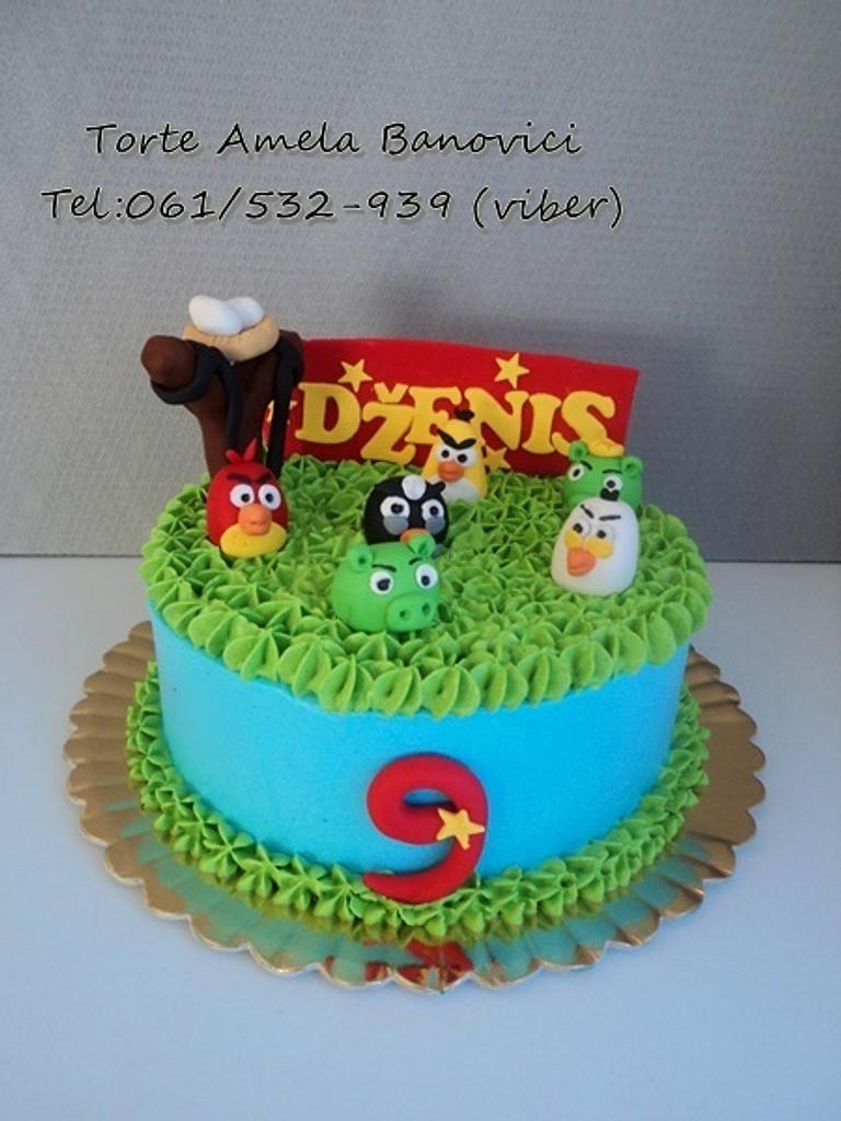Angry Birds Cake – Caketown Treats