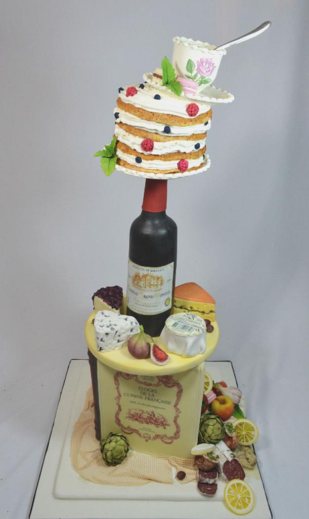 Gastronomie Francaise Cake By Yelena Cakesdecor