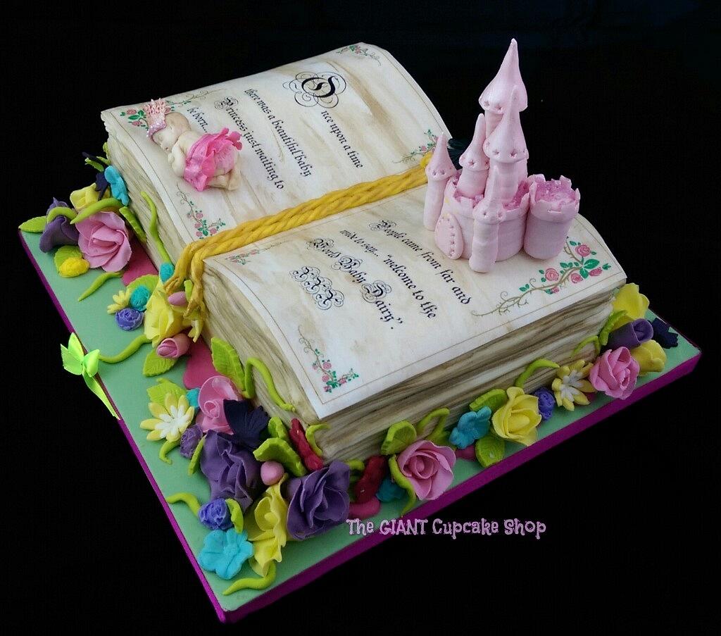 Fairy Tale Story Book for Baby Shower - Cake by Amelia - CakesDecor