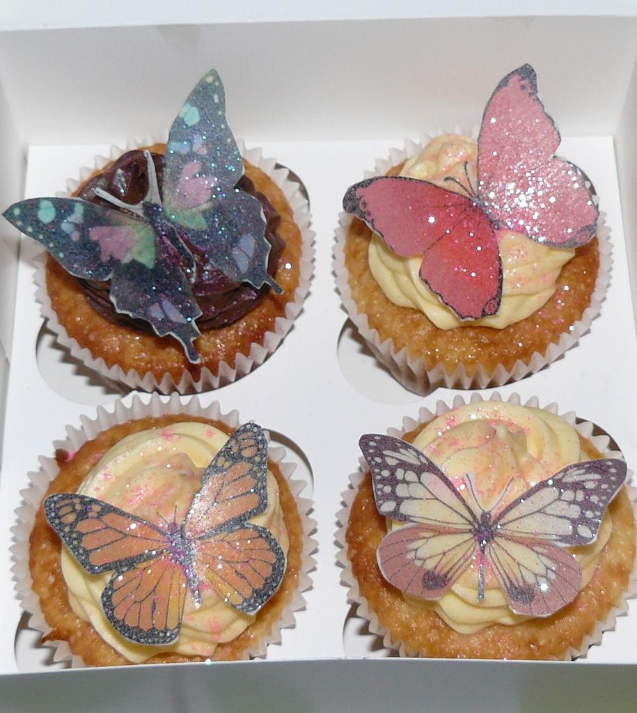Butterfly cupcakes Cake by Krazy Kupcakes CakesDecor