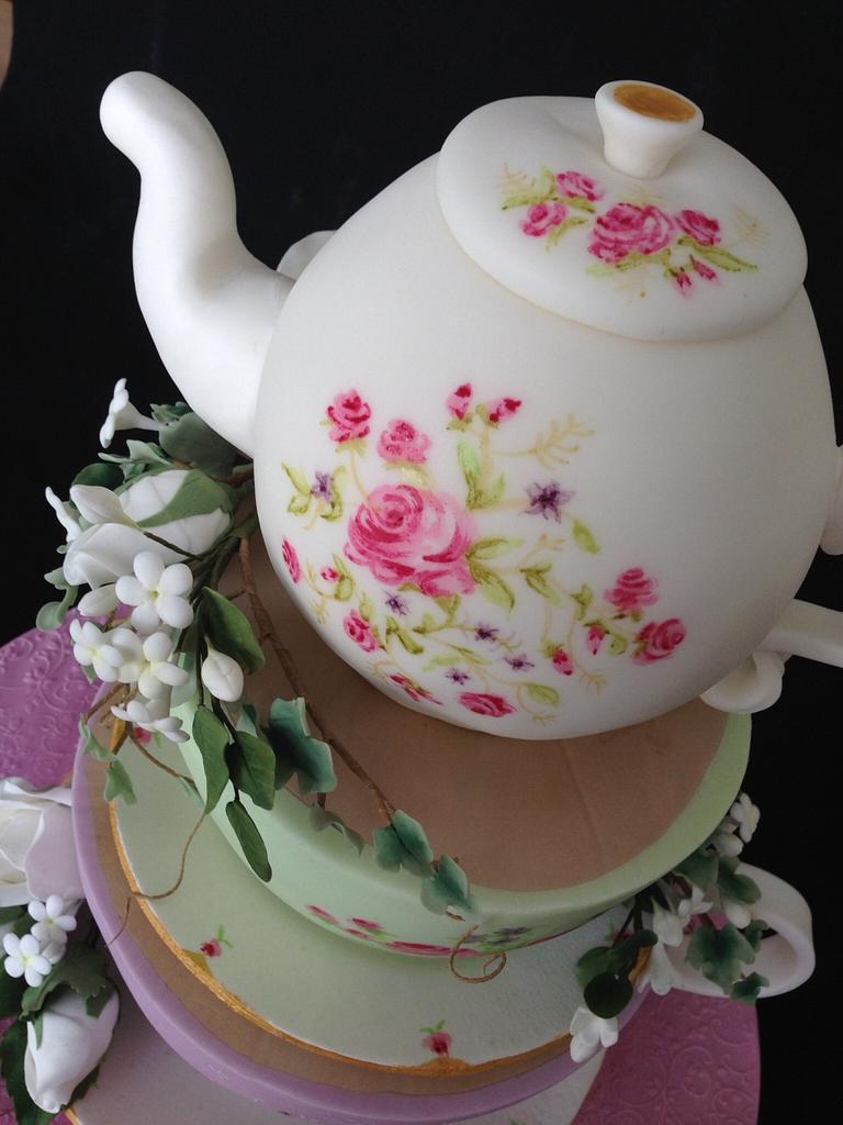 Tea party cake - Cake by Galatia - CakesDecor