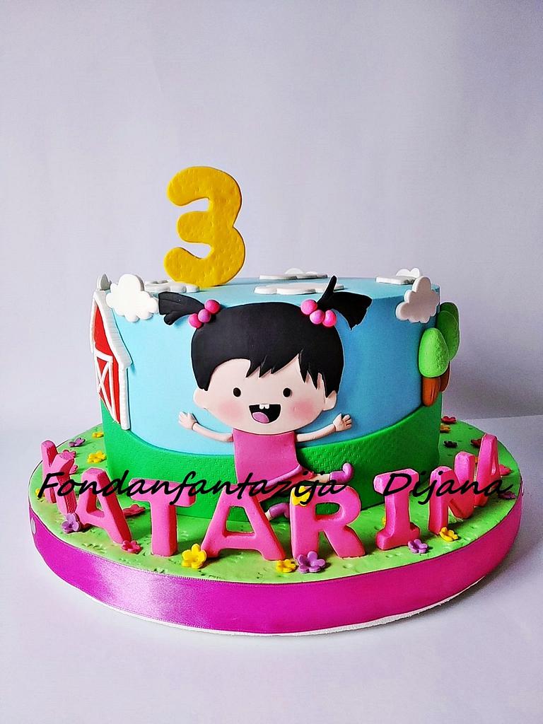 Baby Girl 1st Birthday Party Decoration Ideas - Rainbow Theme - Little Lola  themed Cake - Photo Opp - YouTube
