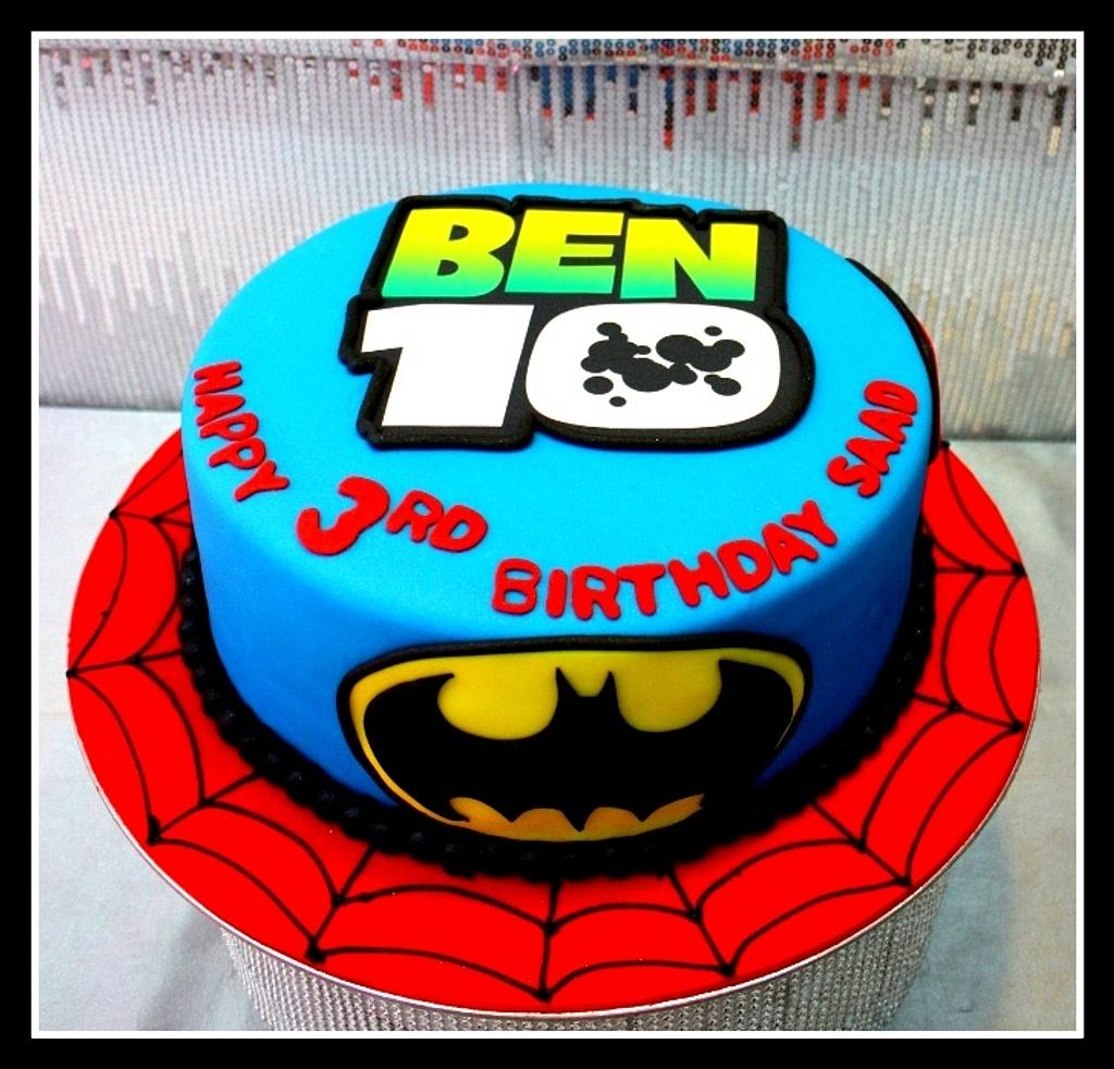 Ben 10 Cake for 6th Birthday - A Decorating Tutorial | Decorated Treats