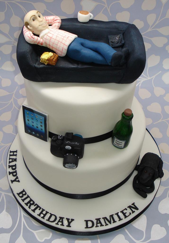 Guitar Man 50Th Birthday Cake - CakeCentral.com