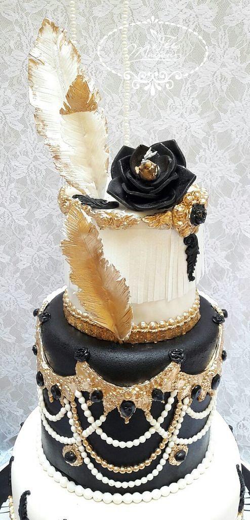 WEDDING CAKE GATSBY - Cake by Fées Maison (AHMADI) - CakesDecor