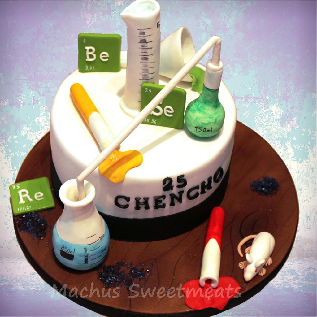 Tarta de química, Cake chemical - Decorated Cake by - CakesDecor