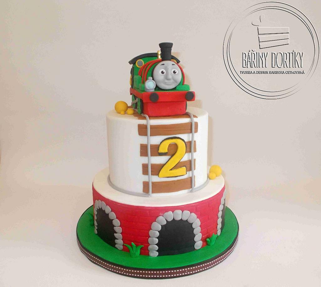 Coolest Percy the Train Birthday Cake