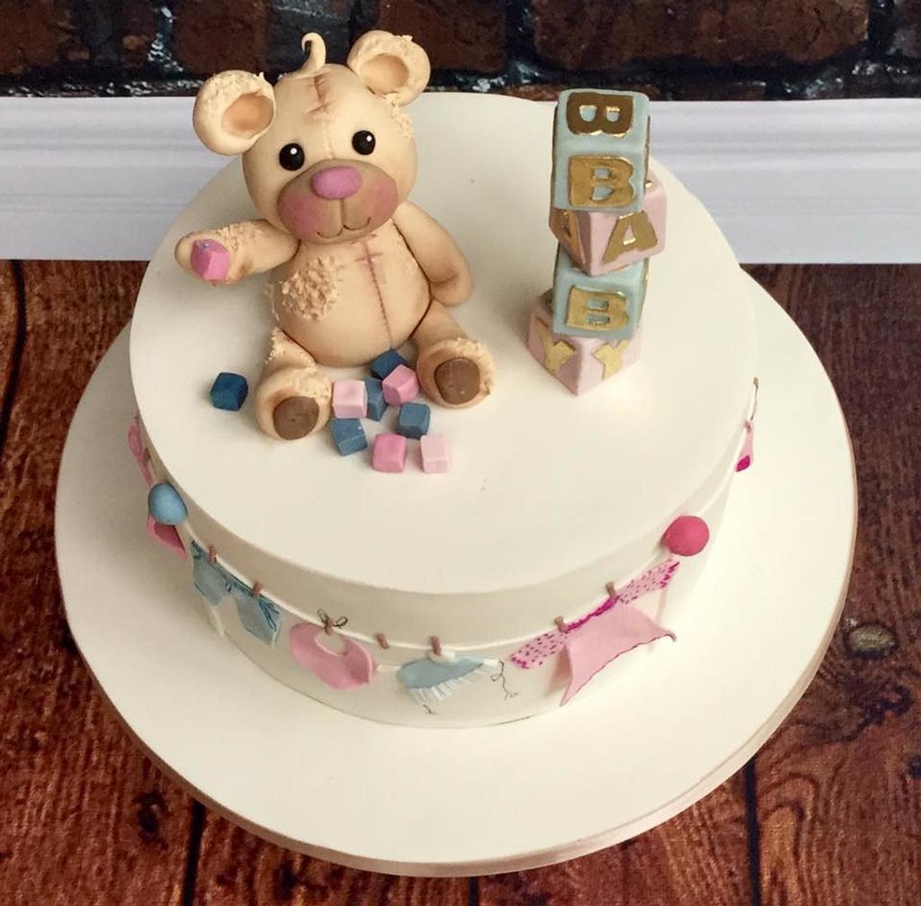 Valerie Baby Shower Cake Cake by Niamh Geraghty