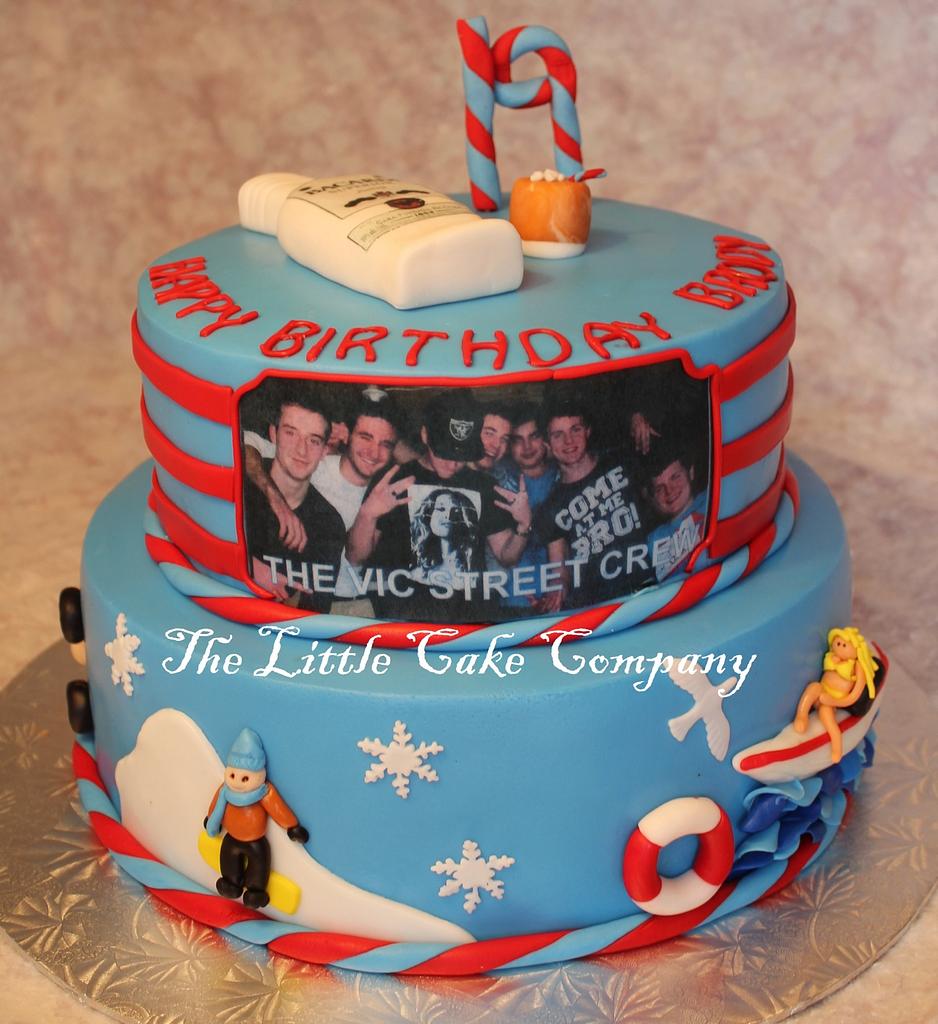 19th birthday cake - Decorated Cake by The Little Cake - CakesDecor