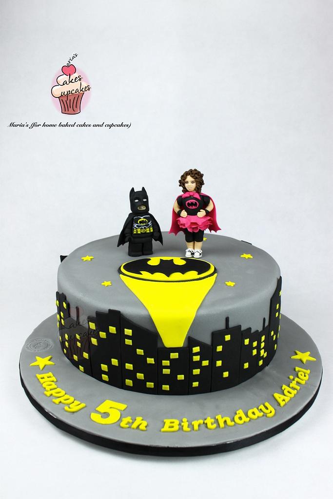 Batman City Cake (3 size options) | sugarbabiesbakeshop