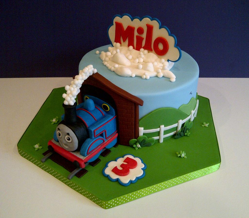 Thomas for Milo - Cake by CakeyCake - CakesDecor