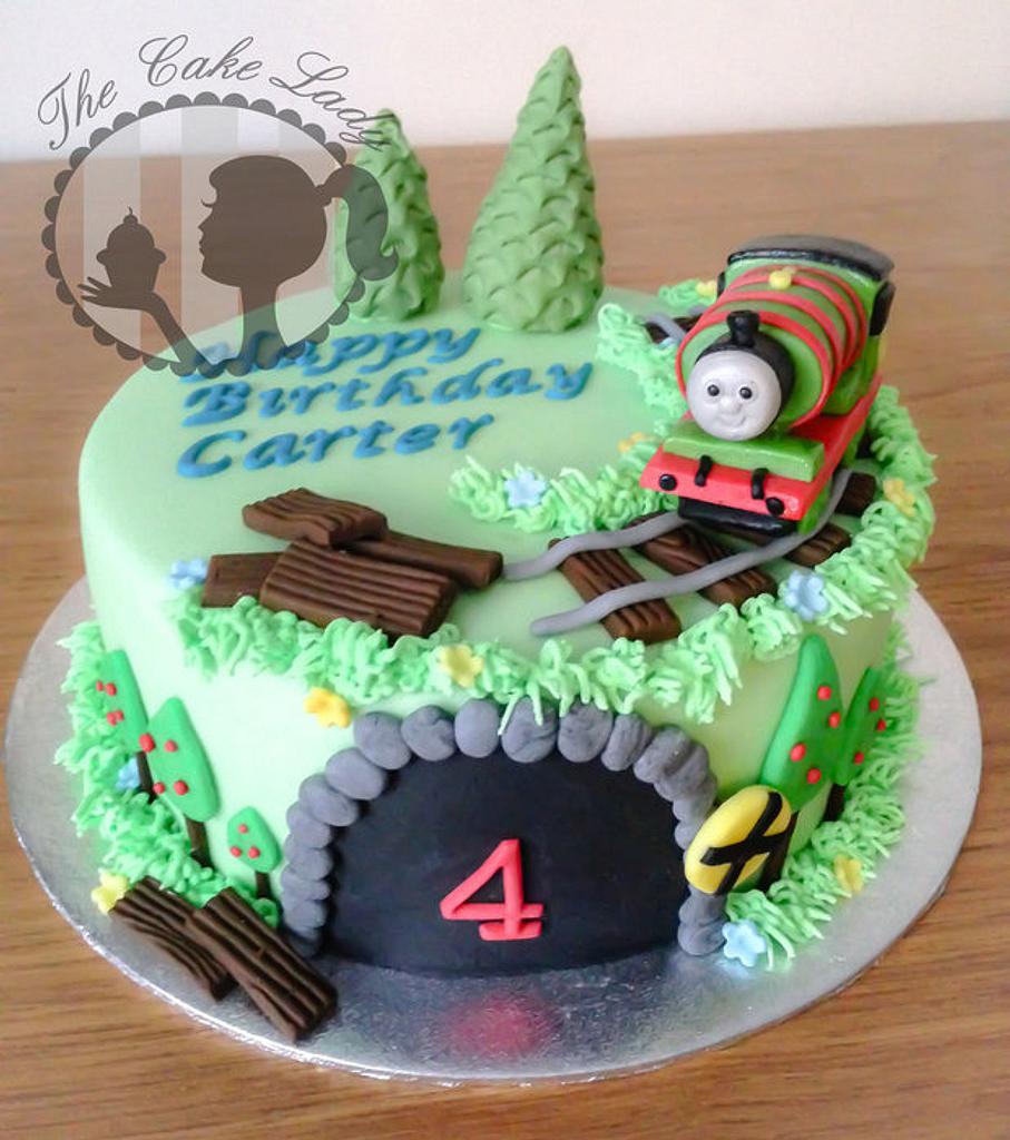 Percy the Tank Engine Birthday Cake | My friend Henry loves … | Flickr