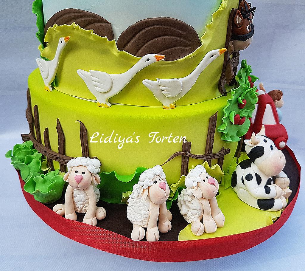 Farm - Cake by Lidiya Petrova - CakesDecor