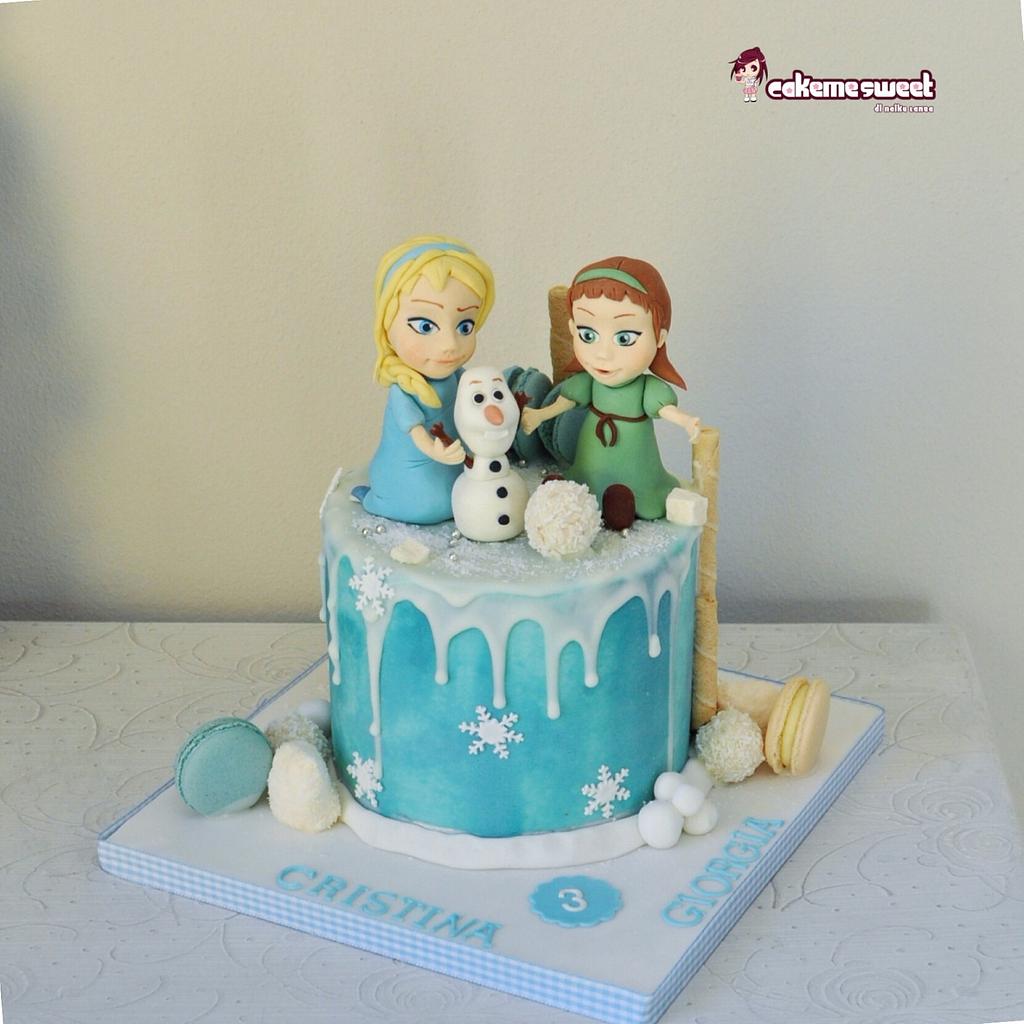 Elsa Frozen Inspired Birthday Cake | Free Gift & Delivery