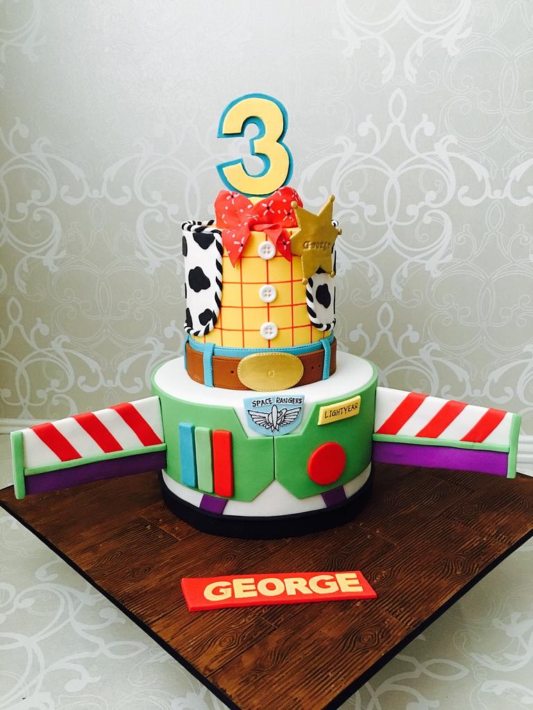 Toy Story Cake | Woody & Buzz Cake - YouTube
