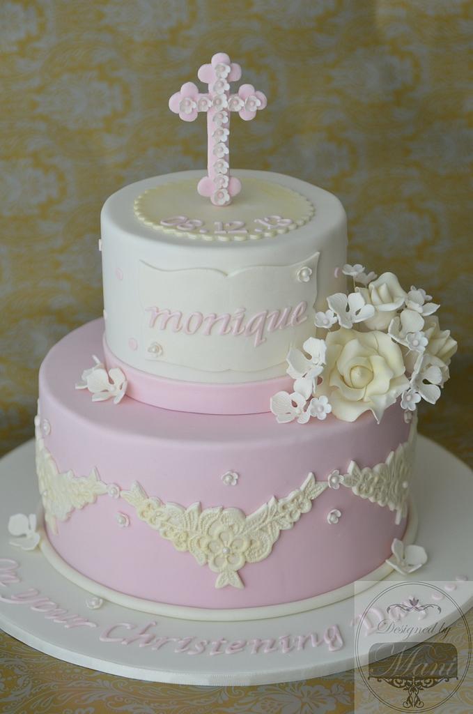 Christening cake - Cake by designed by mani - CakesDecor