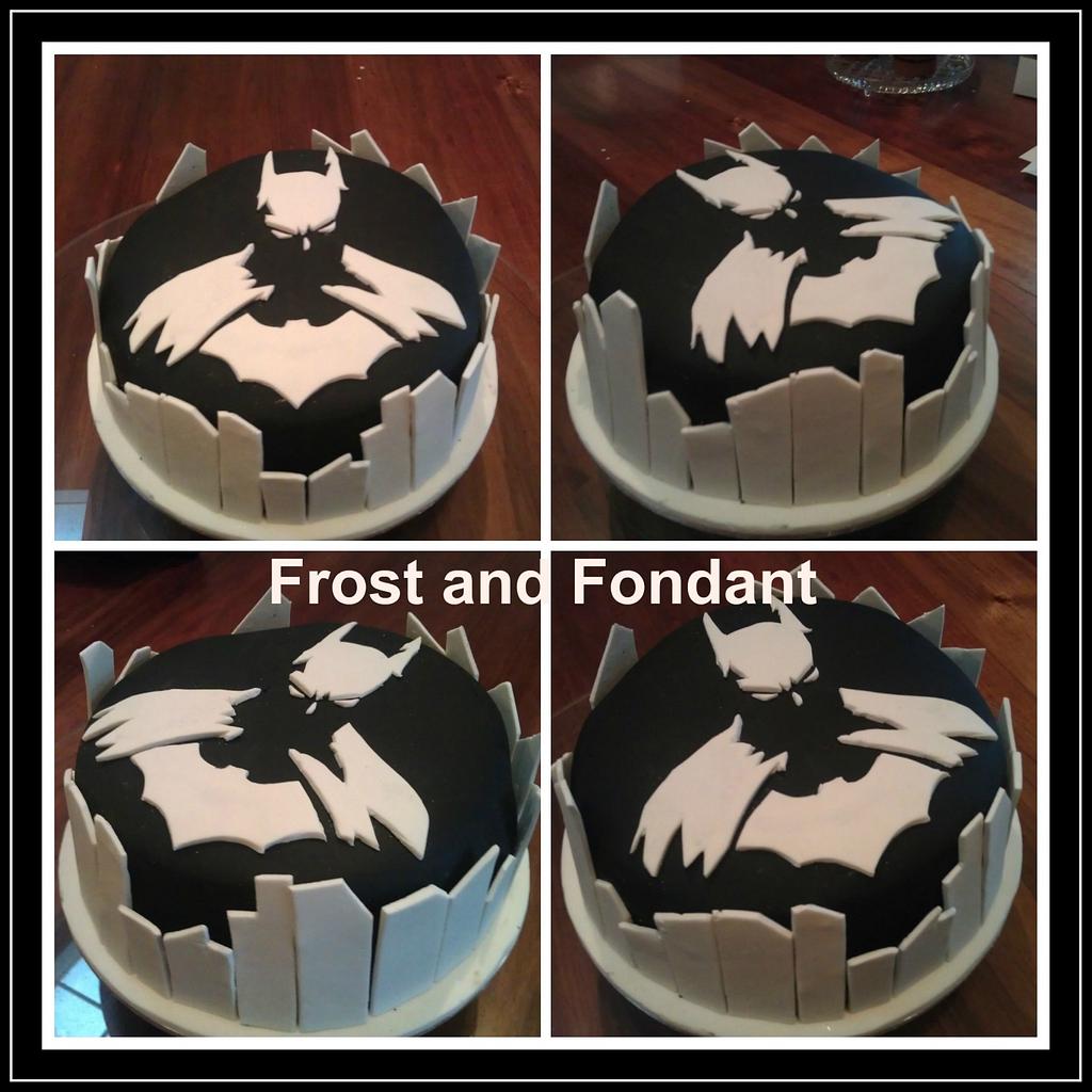 Batman Silhouette - Decorated Cake by Sharon Frost - CakesDecor