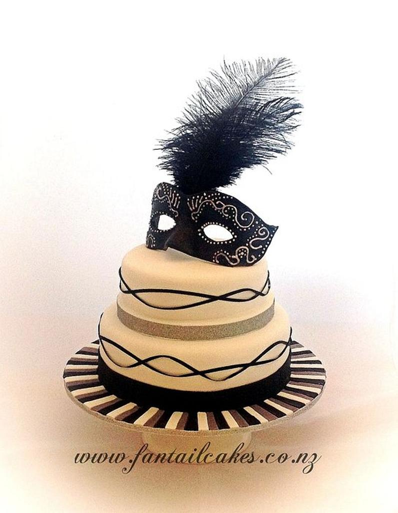 Masquerade Party Cake | Royalbake