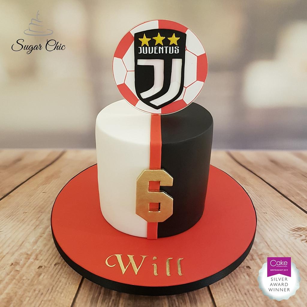 A soccer  cake for a fan of Ronaldo      cravingsandbites  juventuscake soccercake  Instagram