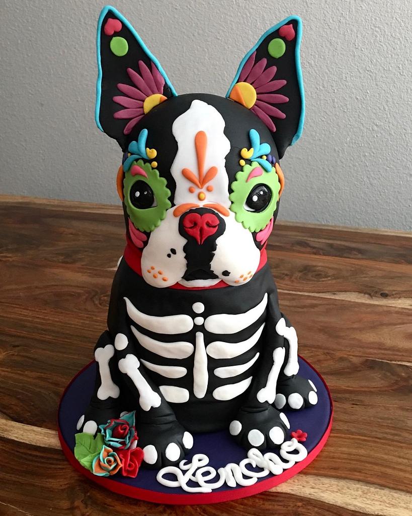 Boston terrier birthday sales cake