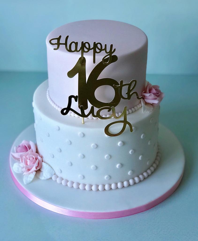 16th Birthday Cake Cake By Lorraine Yarnold Cakesdecor