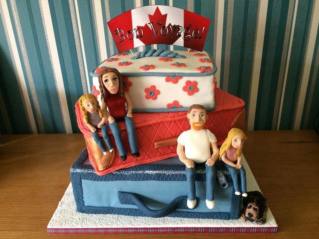 The Crafty Canadian: DIY Bon Voyage Cake