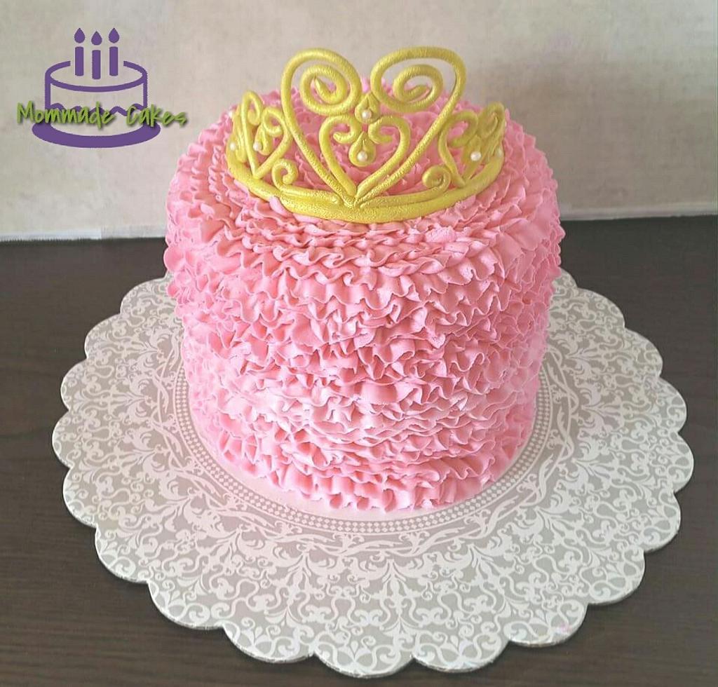 Frilly princess cake - Cake by Mommade Cakes - CakesDecor