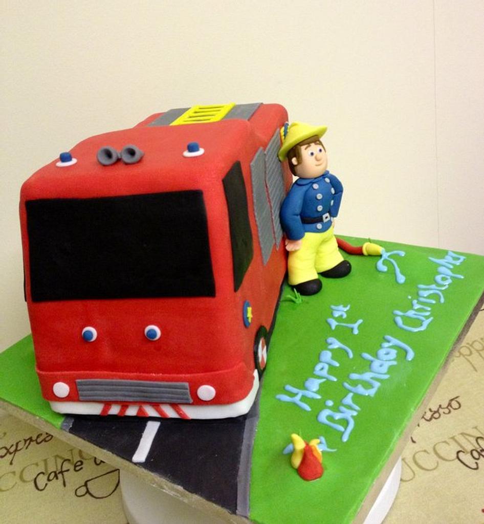 Fireman Sam cake - Cake by Daisychain's Cakes - CakesDecor