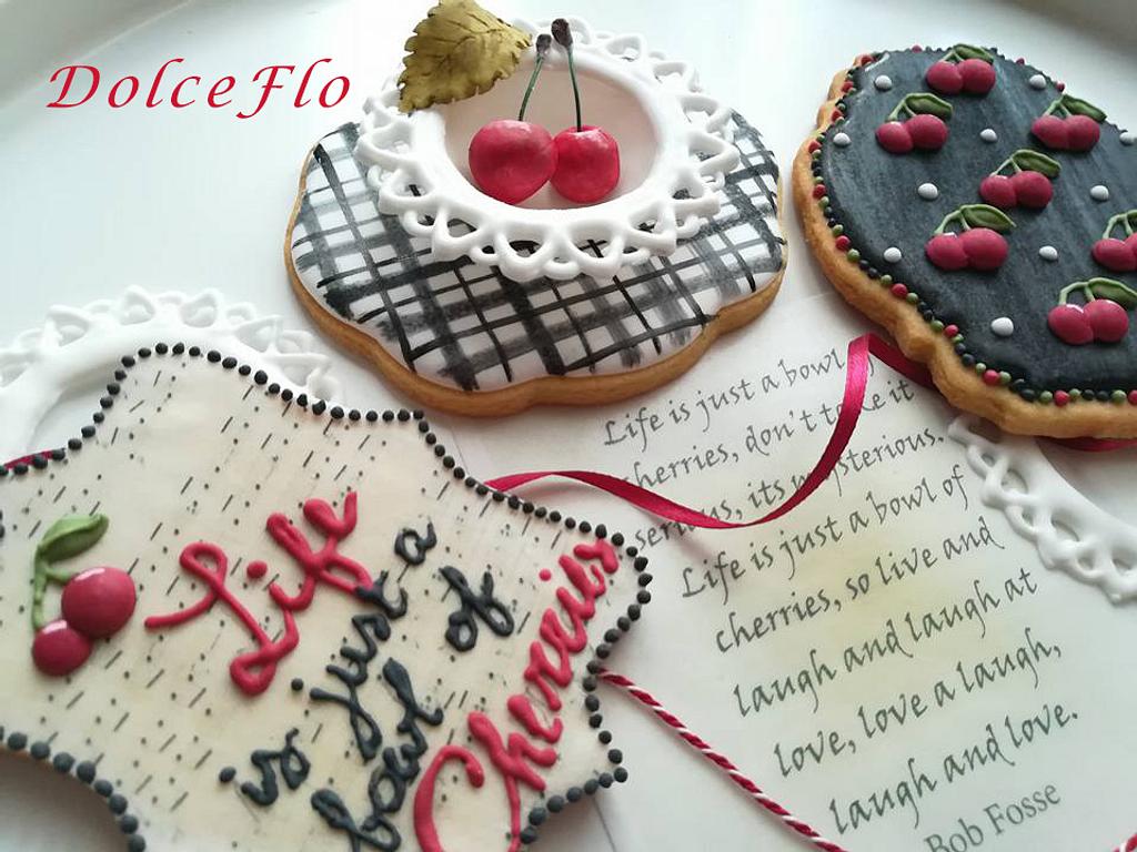 "Life Is Just a Bowl of Cherries" Cake by DolceFlo