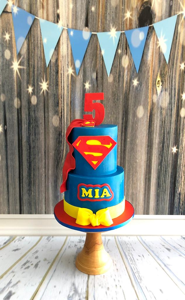 Cake Topper | Supergirl Cake | Vasari Pk