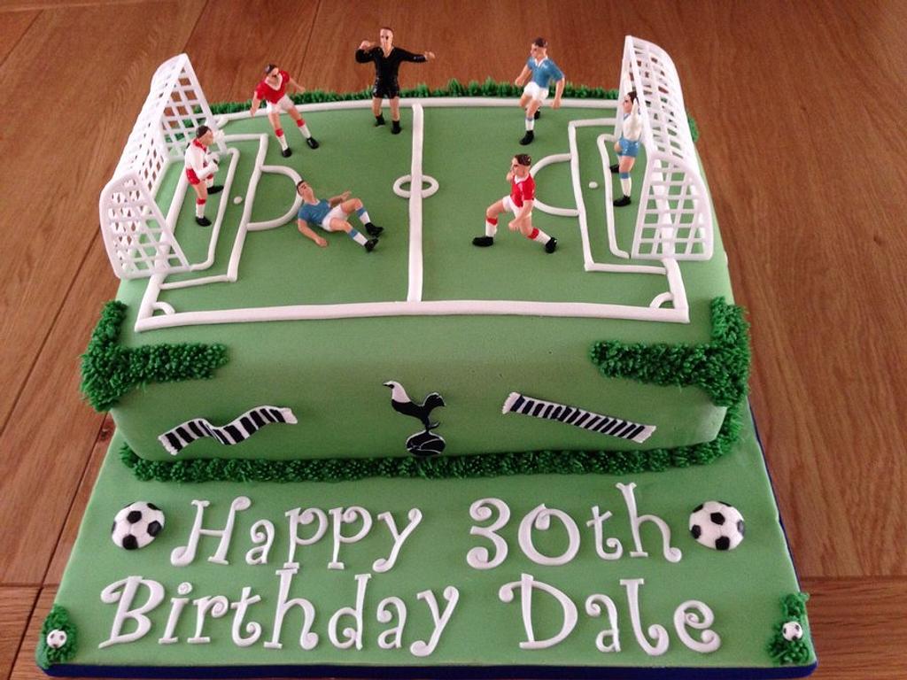 Birthday Cake - Football Pitch - Cakes and Balloons by Debbie