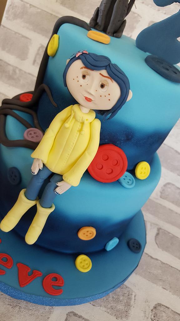 Coraline cake - Cake by Linda's cake studio - CakesDecor