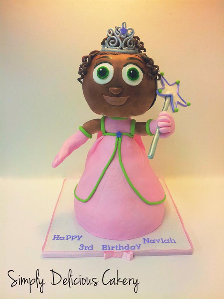 super why princess pea cake