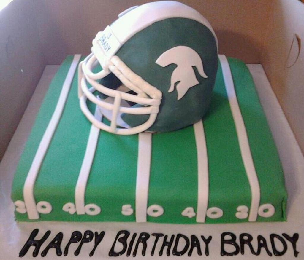 Football helmet Cake Decorating Photos