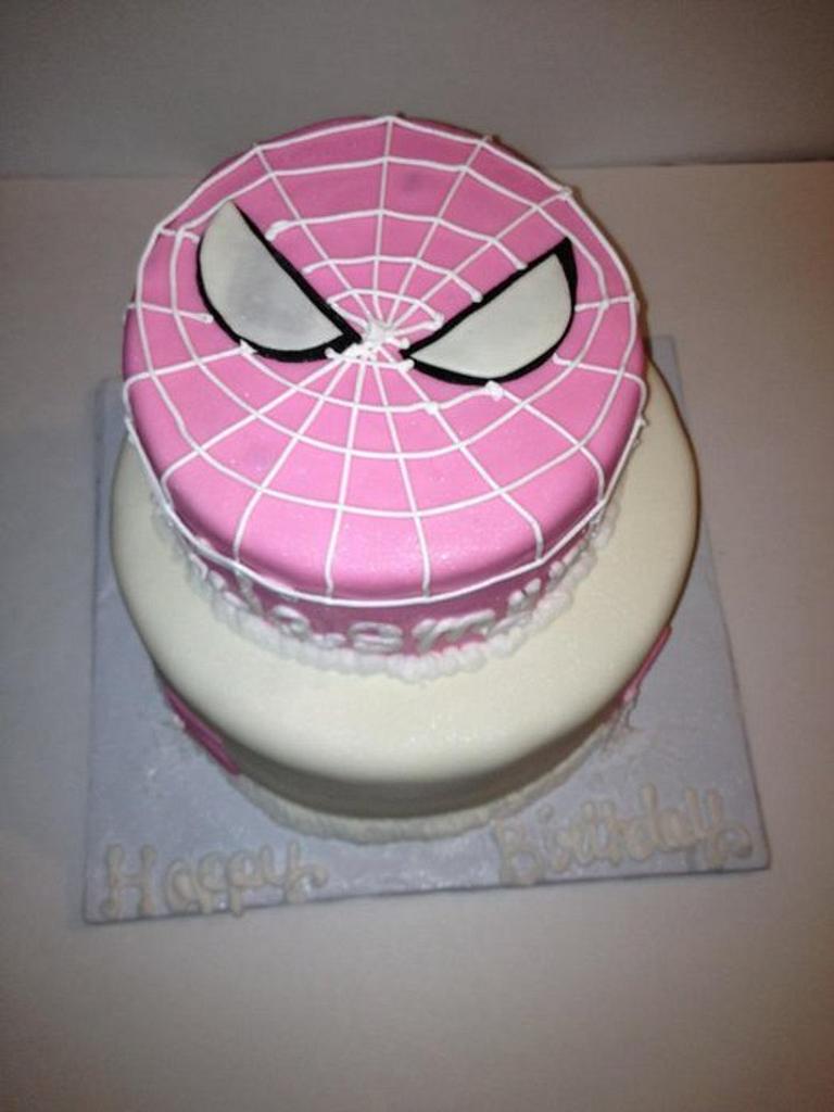 Lets make a spider man cake for a little girl. #spiderman #spidermanca... | Spiderman  Cake | TikTok