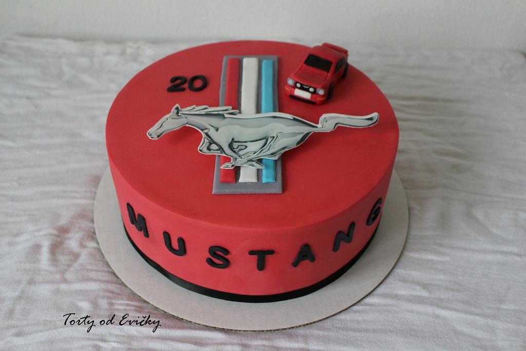 Ford Mustang birthday cake | Birthday cake, Mustang cake, Birthday cake  decorating