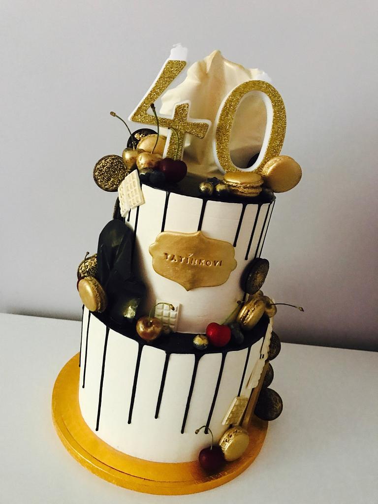 DessertHeist #Benimoo #cakedecorating #foryoupage #fyp #goldcake #40b