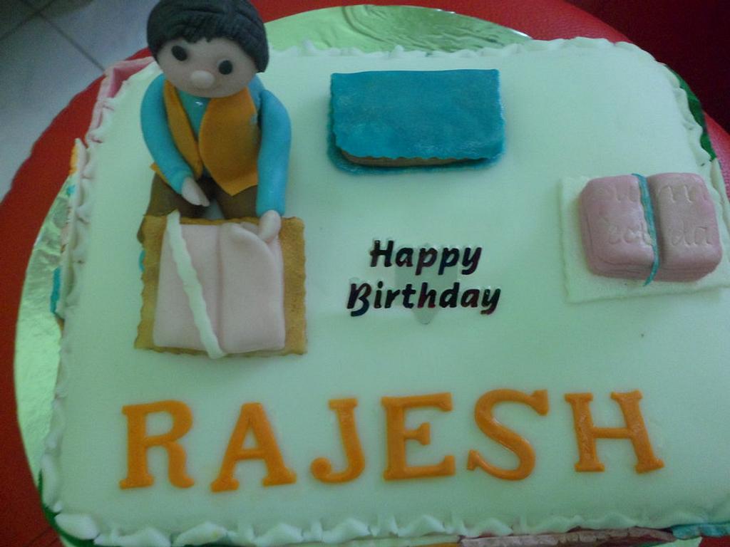 The name [rajesh kumar] is generated on Chocolate Birthday Cake With Cherry  With Name image.… | Unique birthday cakes, Birthday cake chocolate, Happy birthday  cakes