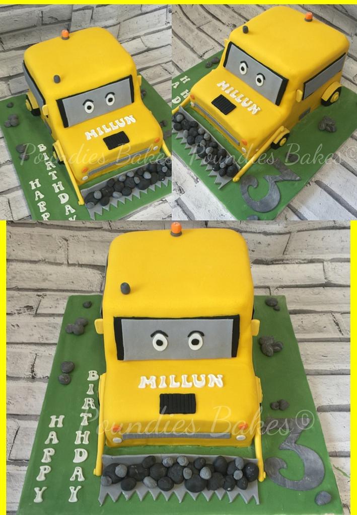 JCB cake Cake by Poundies Bakes CakesDecor