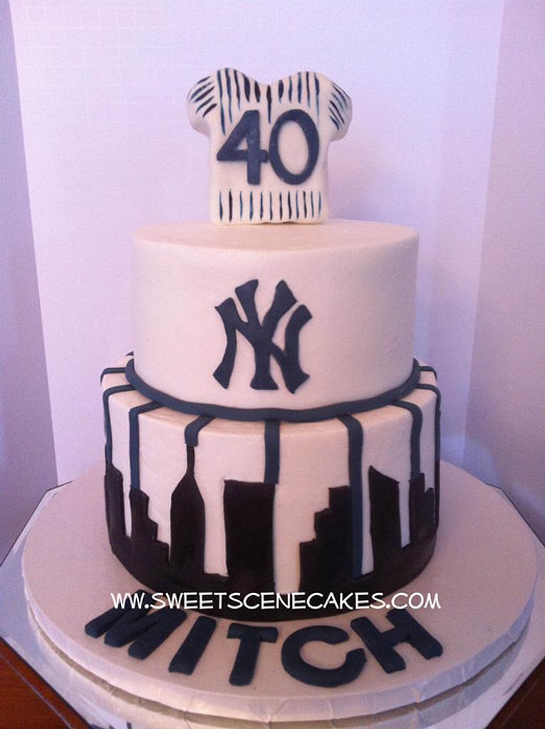 Heavenly Bites Cakes: Yankee Hat Cake - 75th Birthday